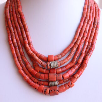 Antique Natural Undyed Ukrainian Coral Necklace 168gr