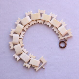 Antique Chain Links Ivory Bracelet Germany